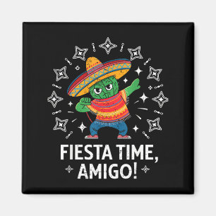 Aimant Cactus qui fait dab funny cinco de mayo garçons en