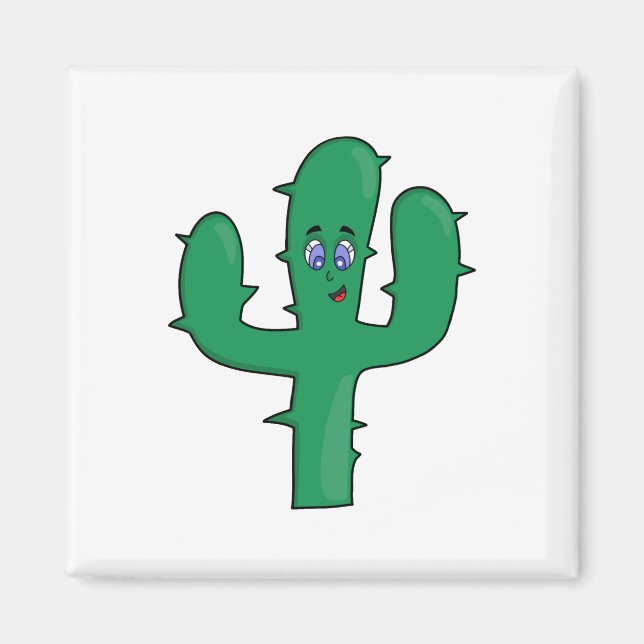 Aimant Cactus souriant (Devant)