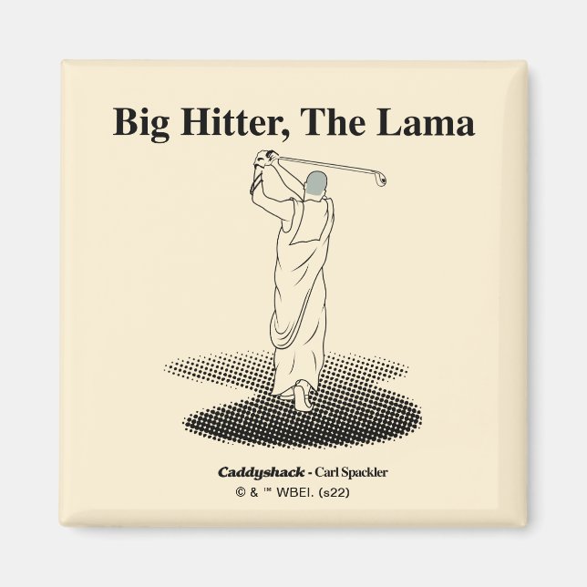 Aimant Caddyshack | Big Hitter, Le Lama (Devant)
