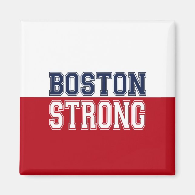Aimant cadeau Boston STRONG (Devant)