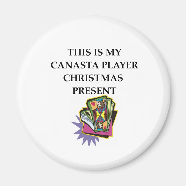 Aimant cadeau canasta (Devant)
