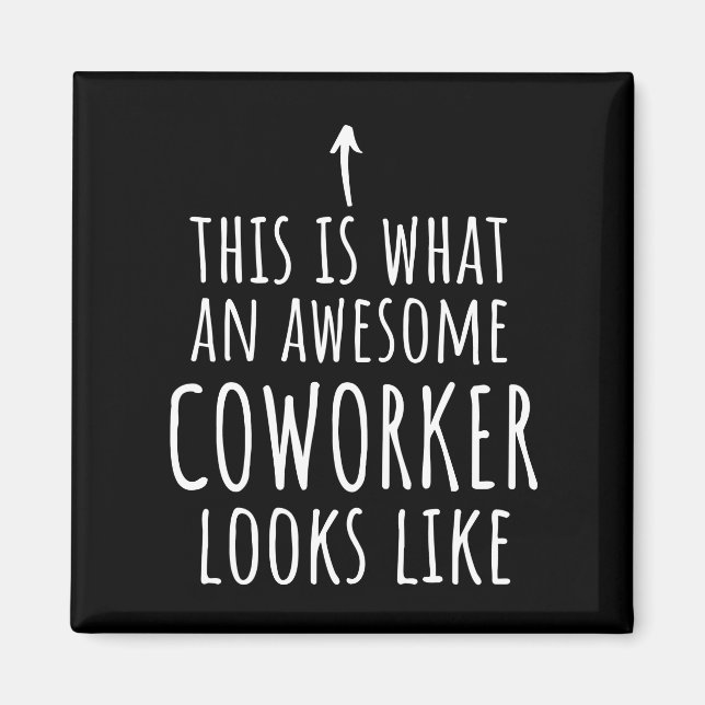 Aimant Cadeau Coworker, Mug Coworker, Super Coworker (Devant)
