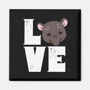 Aimant Cadeau Cute Tapir ​ Femmes Hommes Tapir Cadeaux 