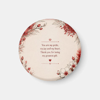 AIMANT CADEAU D'AMOUR POUR LA FÊTE DES FILLES 