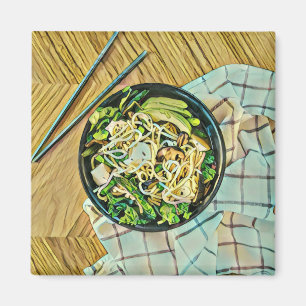 Aimant cadeau d'anniversaire Ramen