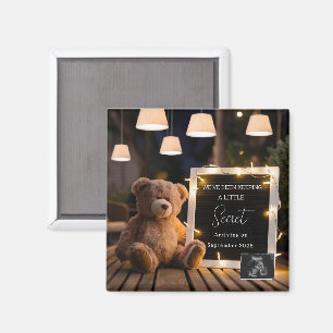 Aimant cadeau d'annonce de grossesse surprise bébé modern