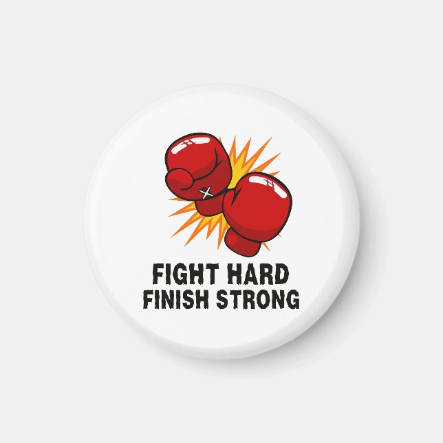 Aimant Cadeau de boxe  (Devant)