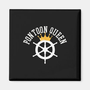 Aimant Cadeau de capitaine de bateau ponton