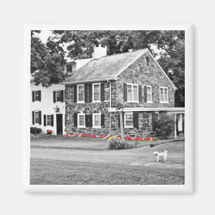 Aimant Cadeau de déménagement photo de nouvelle maison Fu