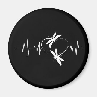 Aimant Cadeau de dragonfly Lover| Drôle de dragonfly Hear