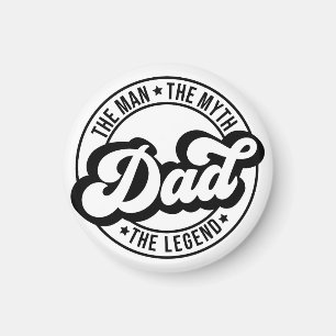 Aimant Cadeau de la fête des pères papa.  Cadeau d'annive