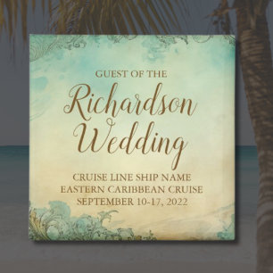 Aimant Cadeau de mariage personnalisé pour invité d'une c