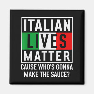 Aimant Cadeau de nouveauté de cuisine de vies italiennes