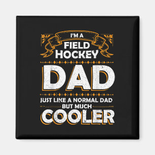 Aimant Cadeau de papa de hockey sur gazon Joueur de hocke