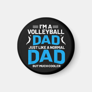 Aimant Cadeau de volley-ball drôle et mignon pour papas e