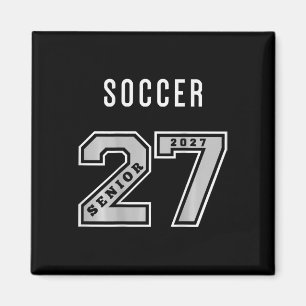 Aimant Cadeau d'équipe de soccer senior 2027 (au dos) - 2