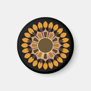 AIMANT CADEAU FLEUR MODERNE COLORÉ POUR FILLE SOEUR MAMAN
