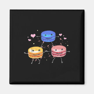 Aimant Cadeau Macaroon de Cheerleading Mignon Délicieux 