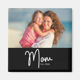 Aimant Cadeau Photo de Maman Créé