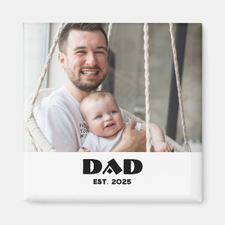 Aimant Cadeau Photo de Papa