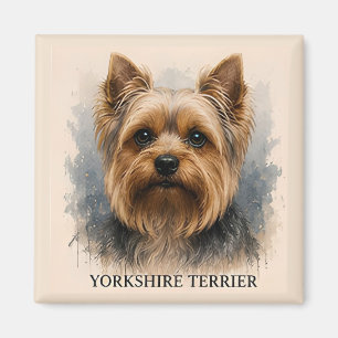 Aimant Cadeau pour amateur de petit chien Yorkshire Terri