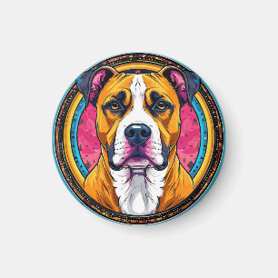 Aimant Cadeau pour amateur de Pit Bull