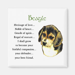 Aimant Cadeaux beagles