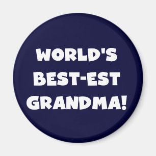 Aimant Cadeaux blancs des textes de grand-maman du