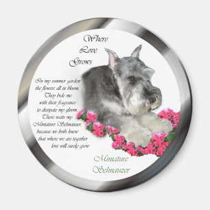 Aimant Cadeaux d'art Schnauzer miniatures