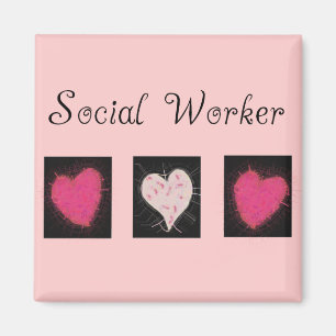 Aimant Cadeaux d'assistant social