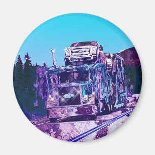 Aimant Cadeaux de CAMIONNEURS d'INSTALLATION de CAMION de