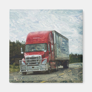 Aimant Cadeaux de CAMIONNEURS d'INSTALLATION de CAMION de