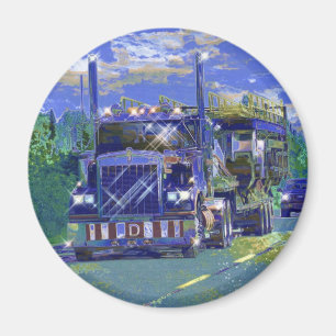 Aimant Cadeaux de CAMIONNEURS d'INSTALLATION de CAMION de