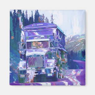 Aimant Cadeaux de CAMIONNEURS d'INSTALLATION de CAMION de