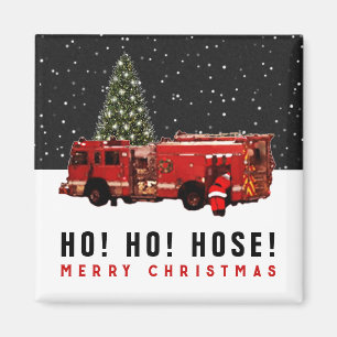 Aimant Cadeaux de fêtes pour pompiers