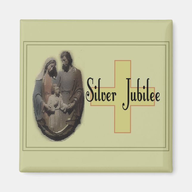 Aimant Cadeaux De Jubilé D'Argent Pour Les Soeurs (Devant)