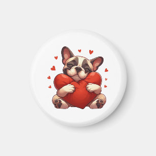 Aimant Cadeaux de la Saint-Valentin Pitbull