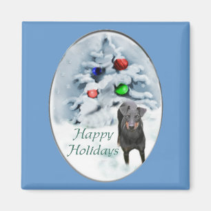 Aimant Cadeaux de Noël de Manchester Terrier
