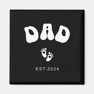 Aimant Cadeaux de nouveau papa maman pour femmes hommes a