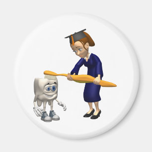 Aimant Cadeaux d'hygiène dentaire ou de dentiste