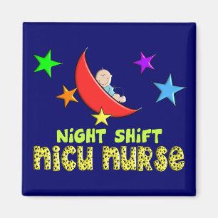 Aimant Cadeaux d'INFIRMIÈRE du poste de nuit NICU