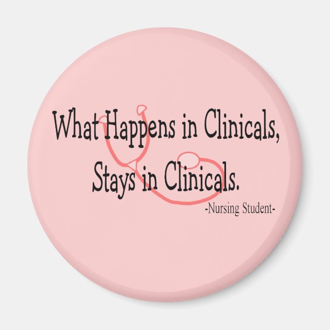 Aimant Cadeaux d'infirmière étudiante (Devant)