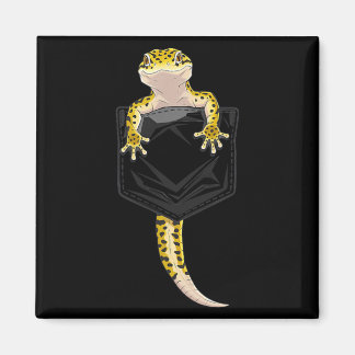 Aimant Cadeaux Drôle de Lézard Reptile Gecko Léopard Poc 