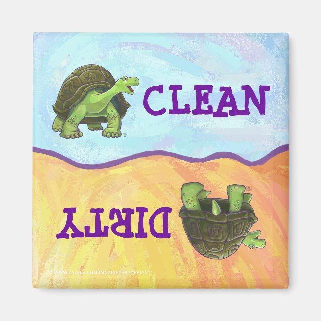 Aimant Cadeaux et accessoires de tortue (Devant)