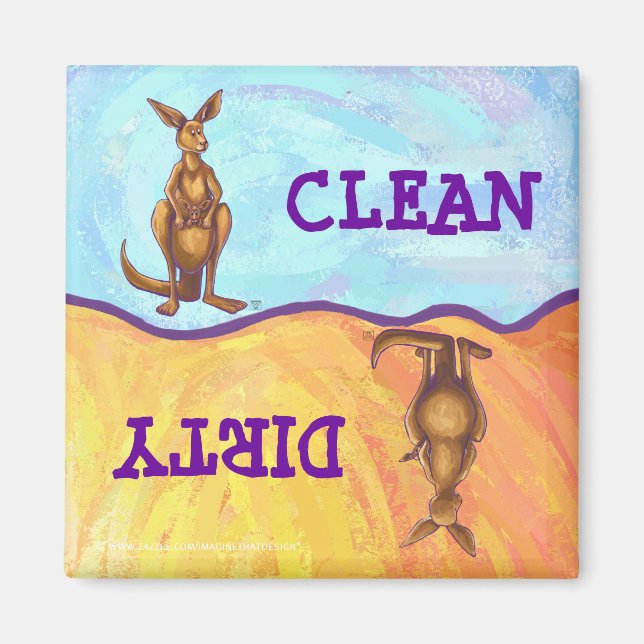 Aimant Cadeaux et accessoires Kangaroo (Devant)