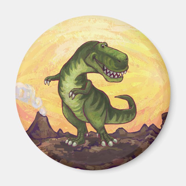 Aimant Cadeaux et accessoires Tyrannosaurus (Devant)