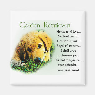 Aimant Cadeaux Golden Retriever