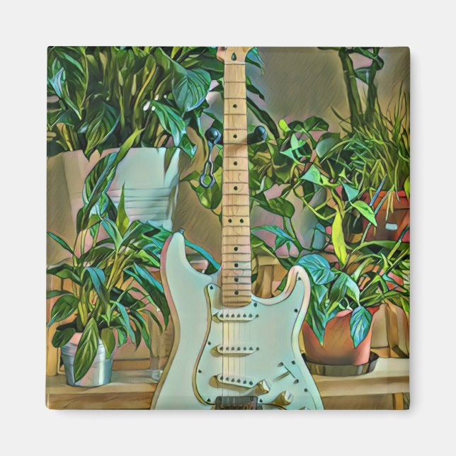 Aimant Cadeaux guitaristes (Devant)