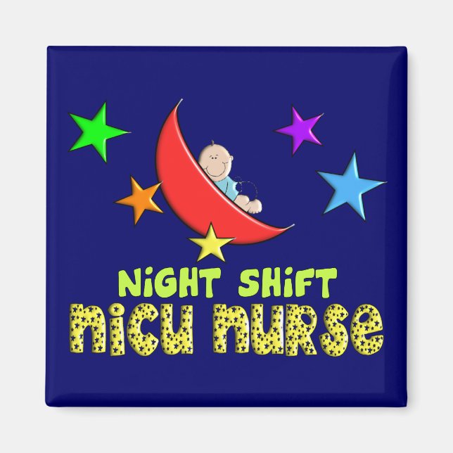 Aimant Cadeaux NICU NURSE (Devant)