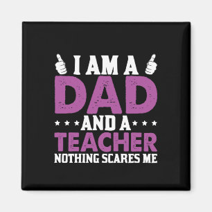 Aimant Cadeaux papa   Je Suis Un Père Et Un Professeur